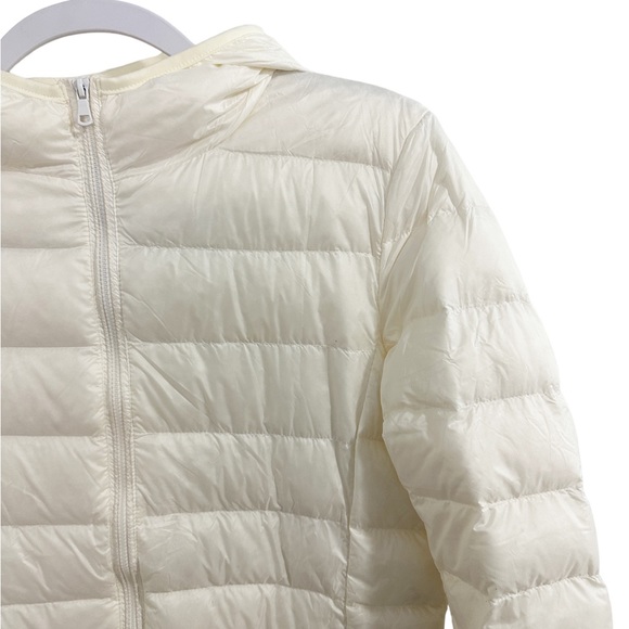 IPolis Rose White Lightweight Women’s Puffer Jacket in a Size Large - Picture 3 of 5